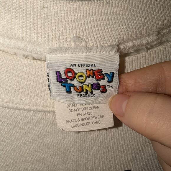 1996 Tweety Bird It Aint Over Crewneck Sweatshirt - Picture 6 of 6